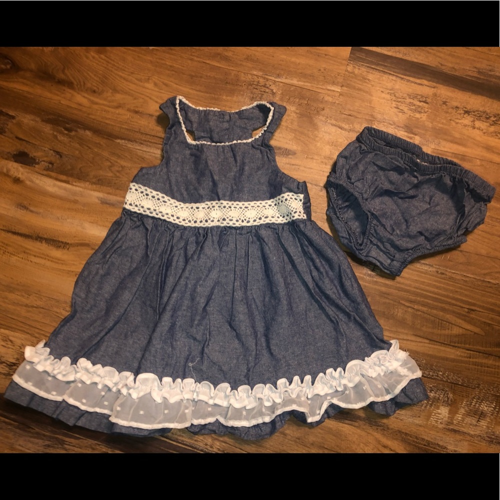 Bonnie Baby Denim Dress Size 24 Months